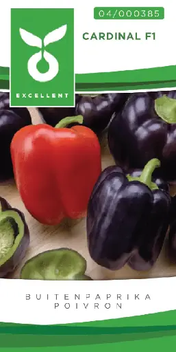 [04-000385] Buitenpaprika CARDINAL F1 - ca 15 z