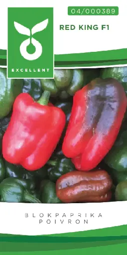 [04-000389] Blokpaprika RED KING F1 - ca 15 z