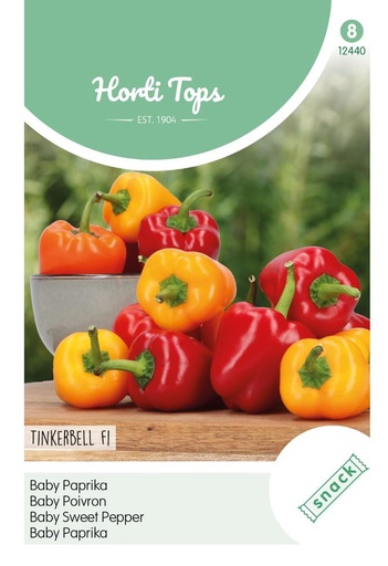 [02-012440] Poivron snack TINKERBELL RED & YELLOW - ca 10 s