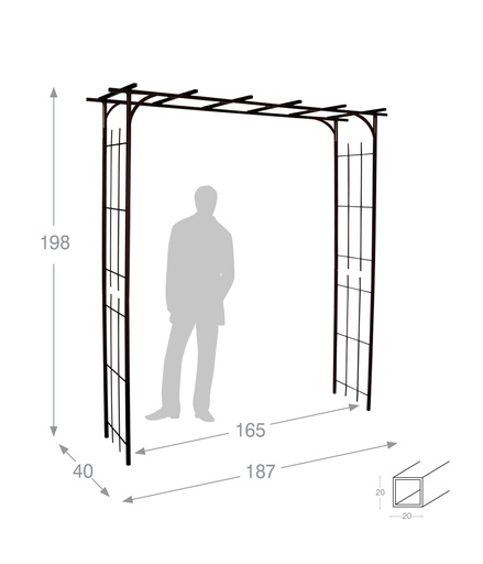 [12-003036] Rozenboog PERGOLA