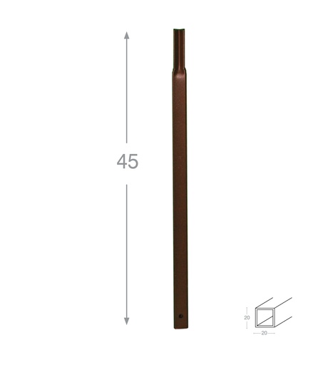 [12-003526] Verstevigende vierkante buis