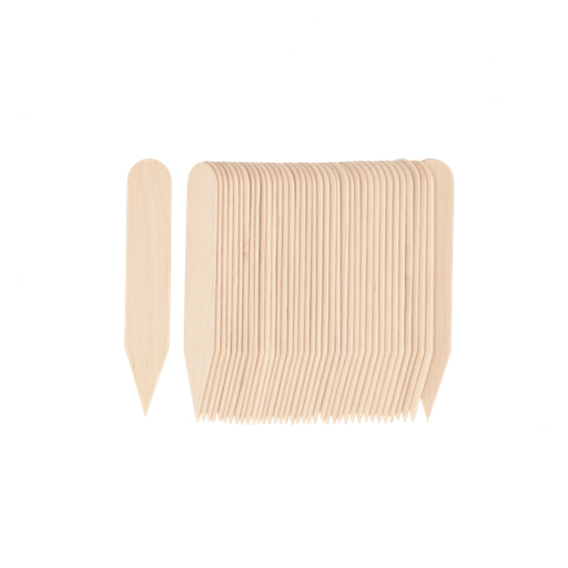 [ESS-GT260] Étiquettes de plantes en bois - ca 10 cm - 40 pièces
