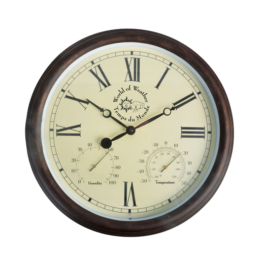 [ESS-TF009] Buitenklok kunststof Romeinse cijfers - ca 35 cm