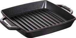 [DEM-12012323] STAUB GRILLPAN 2 GREPEN 23X23 cm-zwart