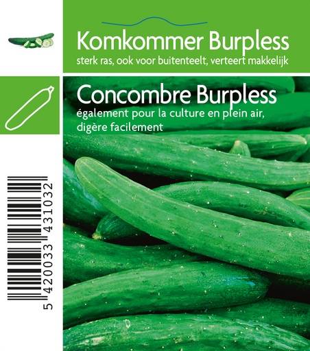 [MR-3103] Komkommer BURPLESS TASTY GREEN F1 - 1 plantje