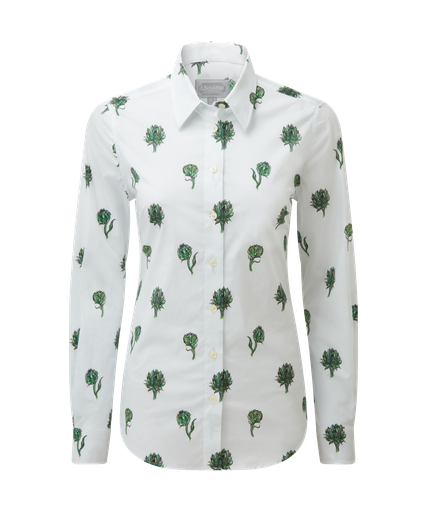 [SCH-20-4109-1181] SCHOFFEL - NORFOLK Shirt LD - Artichoke