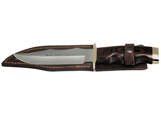 [6321-16cm] Jachtmes, Muela, Bufalo, rvs/paliss.pakkaht/leer