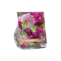 [09-306290] Urban Flowers - PINK DIAMONDS per 15