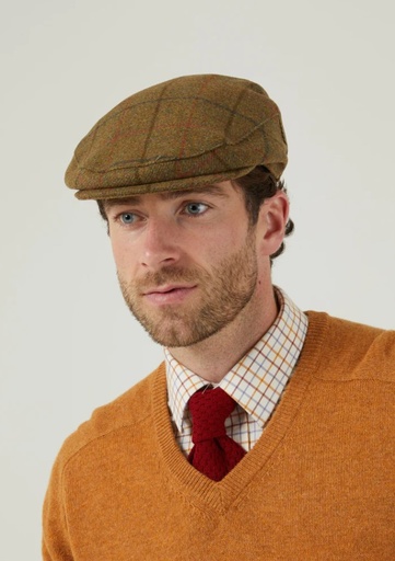 [COMGCAPTHY] Alan Paine - TWEED FLAT CAP