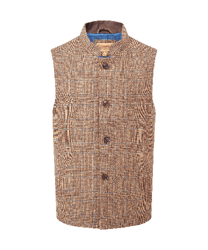 [20-5016-6803] SCHÖFFEL - Berwick Nehru Tweed Waistcoat