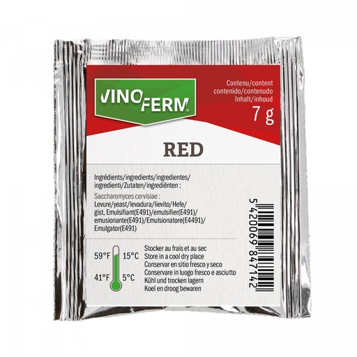 [BR-001.002.7] Korrelgist Vinoferm Red - 7g 