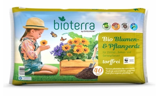 [15-007291] BIOTERRA Univ. Turfvrije potgrond 15 L