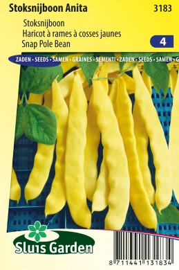 [01-003183] Haricot à rames à cosses vertes Anita - ca 60 g