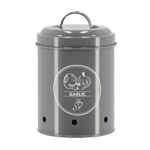 [12-007555] Voorraadblik knoflook - Grijs