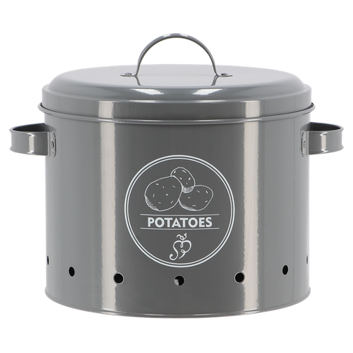 [12-007557] Voorraadblik aardappelen - Grijs