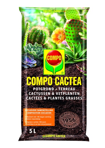[11-007325] COMPO SANA Potgrond Cactussen & Vetplanten - 5L