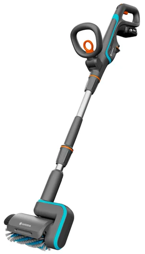 [GAR-14841-20] Gardena Accu-multireiniger AquaBrush Patio 03/18V P4A set klaar voor gebruik 