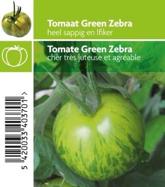 [MR-3690] Tomatenplant Green Zebra - 1 st.