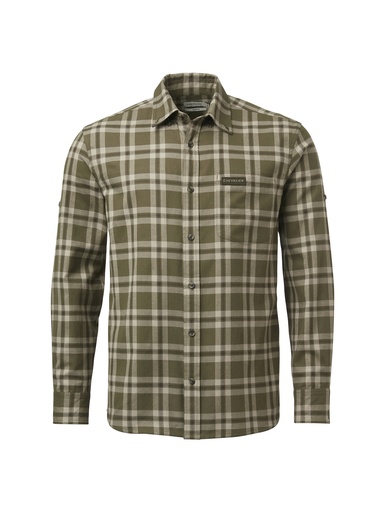 [1060236C6033] Chevalier - Teal Light Flannel Shirt Men