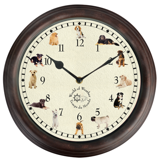 [TF016] Klok met hondengeluiden