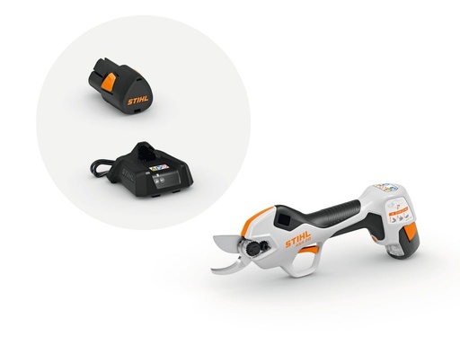 [VA05-011-6210] STIHL ASA 20 Snoeischaar met AL 1 lader en AS 2 accu