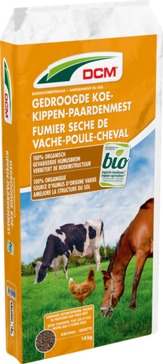 [11-007116] DCM Gedroogde Koe-Kippen-Paardenmest - 18 kg