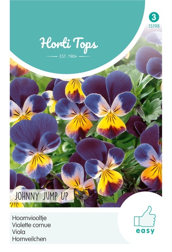 [02-015198] Viola Cornuta of Hoornviooltje JOHNNY JUMP UP - ca 0,3g