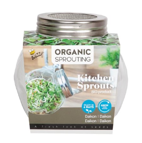[02-085386] Organic Sprouting pot Daikon BIO - 7,5g