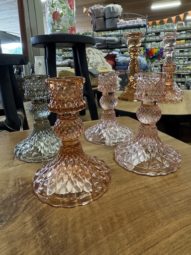 [AGO-3762121] GLAZEN KANDELAAR klein