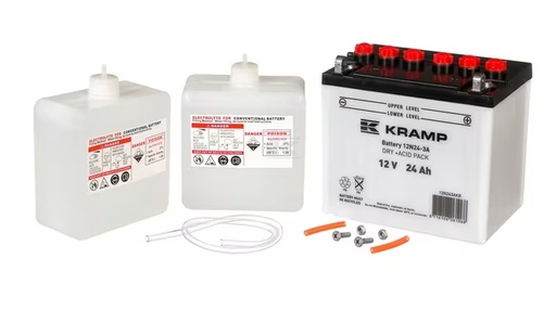 [KR-12N243AKR] BATTERIJ 12V 24Ah +R