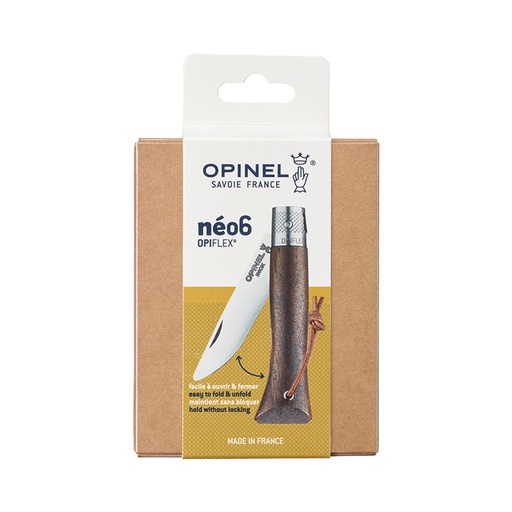 [51OP3108] OPINEL néo6 OPIFLEX Black walnut