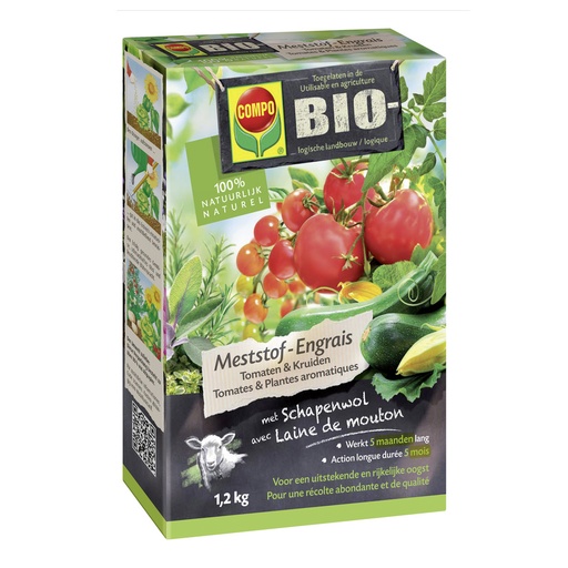 [11-007175] COMPO Bio Meststof Tomaten & Kruiden - 1,2 kg